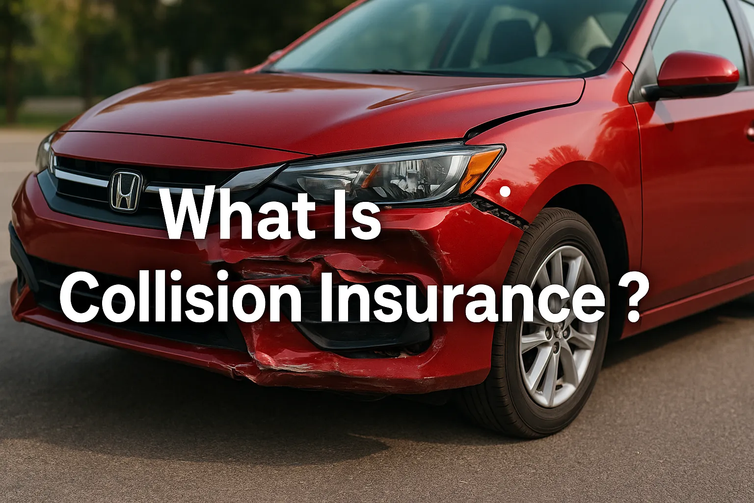 Collision Insurance Definition – What It Covers & Why You Need It in 2025