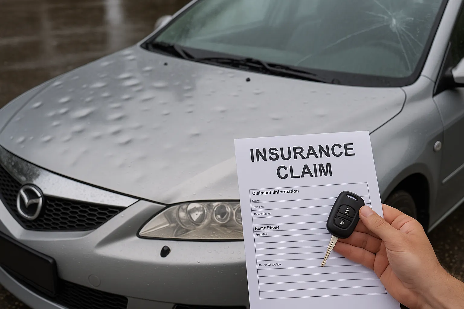 Hail Damage Car Insurance Claim – Complete Guide to Coverage, Claims & Repairs (2025)